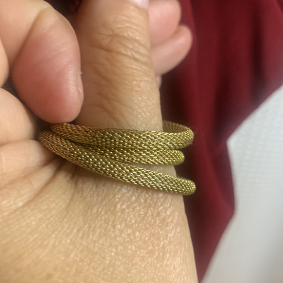 Gold Fine Braided Chain Necklace - Picture 5 of 14